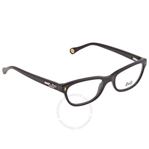 Dolce & Gabbana Eyeglasses D&G 1205 501 Black Semi Cat 